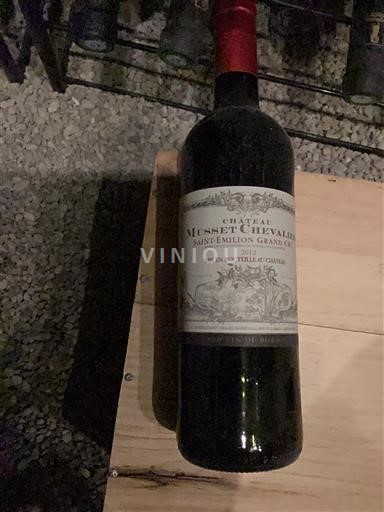 Bordeaux Saint-Émilion Grand Cru Château Musset Chevalier 2012