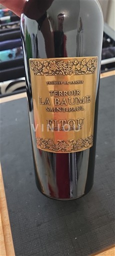 Languedoc Fitou La Baume Saint-Paul Terroir Sin añada