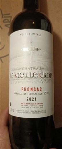 Bordeaux Fronsac Château La Vieille Croix 2021