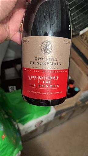 Borgogna Mercurey Premier Cru Domaine Suremain La Bondué 2022