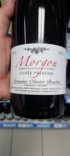 Beaujolais Morgon Domaine Olivier Desclas Prestige 2023