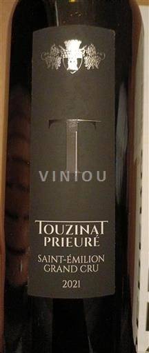 Bordeaux Saint-Émilion Grand Cru Grand Cru Touzina Prieuré 2021
