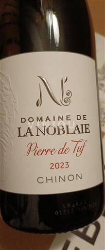 Vallée de la Loire Chinon Domaine La Noblaie Pierre de Tuf 2023