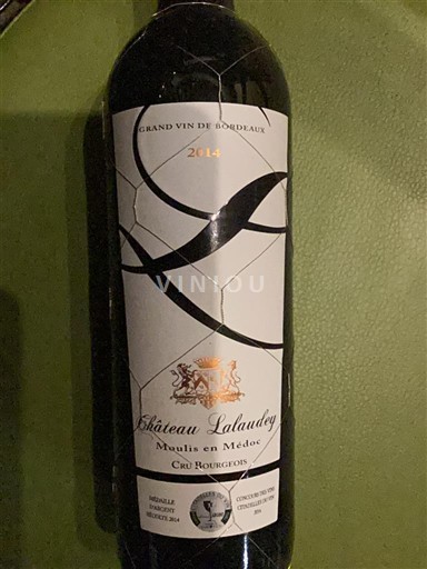 Bordeaux Moulis-en-Médoc Cru Bourgeois Château Lalaudey 2014
