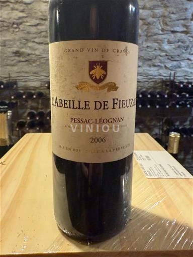 Bordeaux Pessac-Léognan L'Abeille de Fieuzal 2006