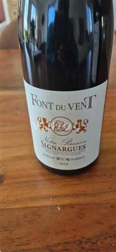 Rhônen laakso Määrittelemätön Font du Vent Notre Passion 2019