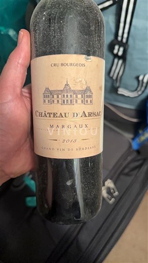 Bordeaux Margaux Cru Bourgeois Château Arsac 2013