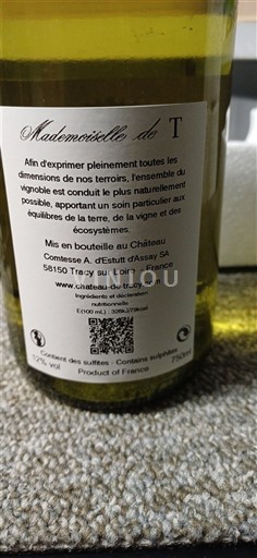 Valle della Loira Pouilly-fumé Château Tracy Mademoiselle de T 2024