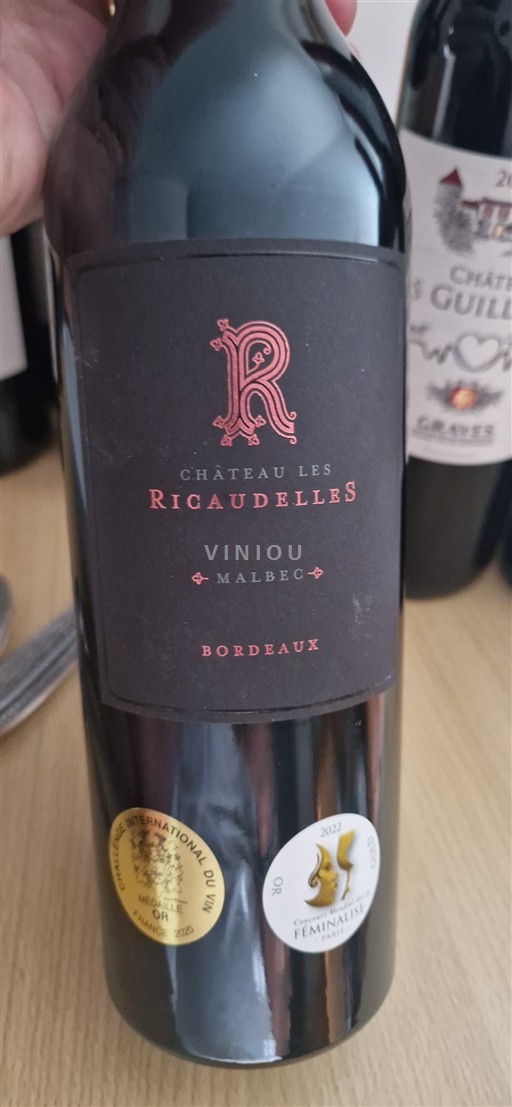 Bordeaux Château Les Ricaudelles Malbec 2022