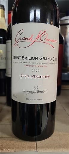 Bordeaux Saint-Émilion Grand Cru Grand Cru Maison Johannes Boubée d'Exception 2020