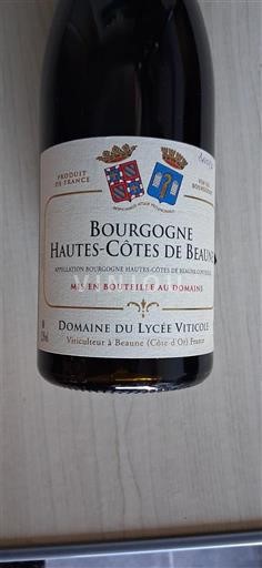 Borgogna Hautes Côtes de Beaune Domaine Lycée Viticole 2018