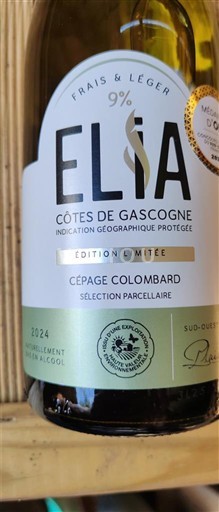 Sudoeste Côtes de Gascogne Elia Edition Limitée 2024