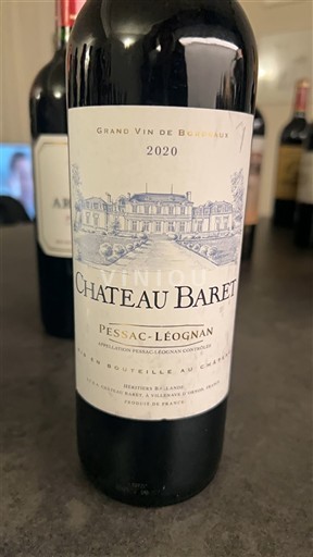 Bordeaux Pessac-Léognan Château Baret 2020