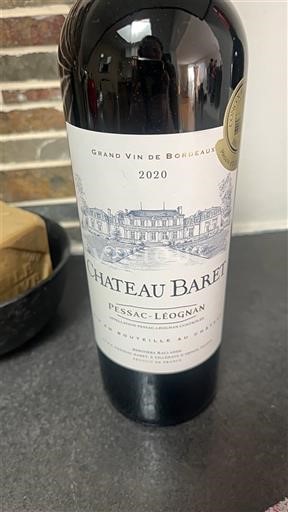 Bordeaux Pessac-Léognan Château Baret 2020