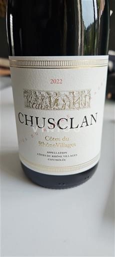 Vallée du Rhône Côtes-du-rhône-villages Chusclan 2022