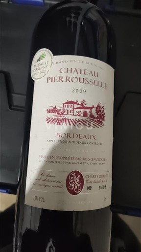 Bordeaux Château Pierrousselle 2009