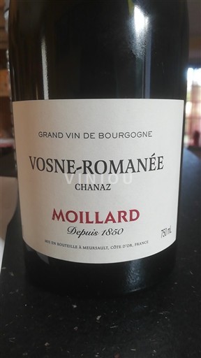 Borgogna Vosne-Romanée Moillard Chanaz 2022