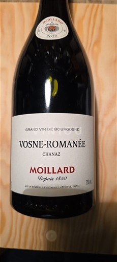 Borgoña Vosne-romanée Moillard Chanaz 2022