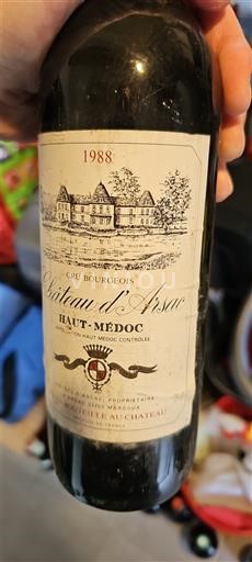 Бордо Го-Медок Château Arsac 1988