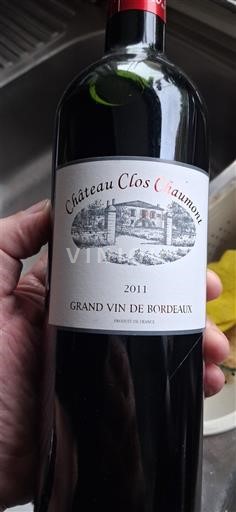 Bordeaux Château Clos Chaumont 2011