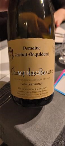 Bourgogne Chorey-lès-Beaune Domaine Cachat-Ocquidant Vieilles Vignes 2023