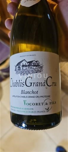 Bourgogne Chablis Grand Cru Vocoret & Fils Blanchot 2021