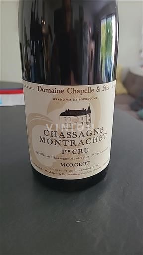 Borgonha Chassagne-Montrachet Premier Cru Domaine Chapelle & Fils Morgeot 2023