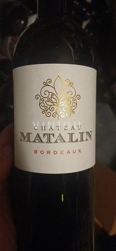 Bordeaux Château Matalin Không niên vụ