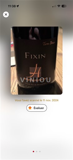 Burgundija Fixin Domaine Huguenot Terre Brune 2023