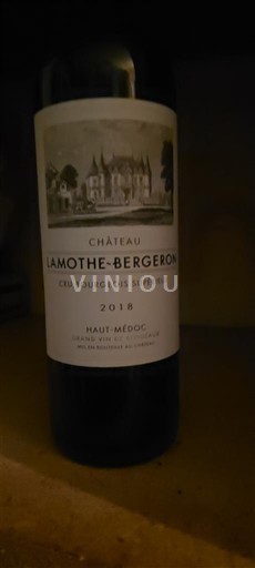 Bordeaux Haut-Médoc Cru Bourgeois Supérieur Château Lamothe-Bergeron 2018