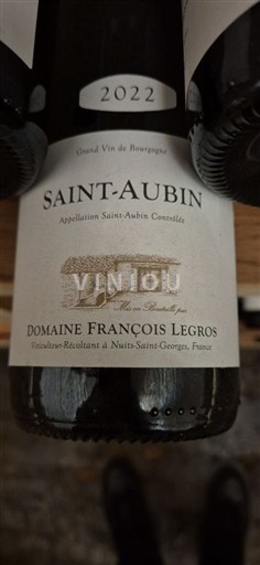 Bourgogne Saint-Aubin Domaine François Legros 2022