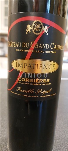 Languedoc Corbières Château Grand Caumont Impatience Neročník