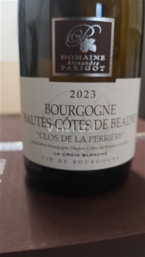 Bourgogne Hautes Côtes de Beaune Domaine Alexandre Parigot Clos de la Perrière 2023