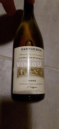 Thung lũng sông Loire Jasnières Domaine La Charrière Clos St-Jacques 2005