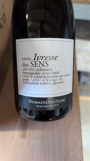 Roussillon Côtes-du-Roussillon Domaine Sol Payré Ivresse des Sens 2023