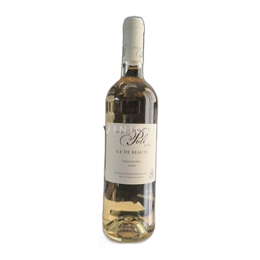 Vin Blanc sec Vermentinu Domaine Poli & Fils 2024 France Corse Île de Beauté IGP