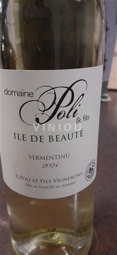 Corse Đảo sắc đẹp Domaine Poli & Fils Vermentinu 2024