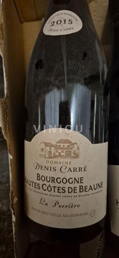 Borgogna Hautes Côtes de Beaune Domaine Denis Carré La Perrière 2015