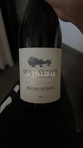 Rhônen laakso Beaumes de Venise Grands Oliviers 2023