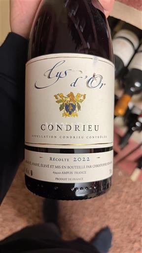 Thung lũng Rhône Condrieu Lys Or 2022