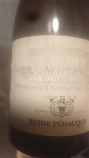 Borgonha Chassagne-Montrachet Premier Cru Reine Pédauque La Maltroie Não Sazonado