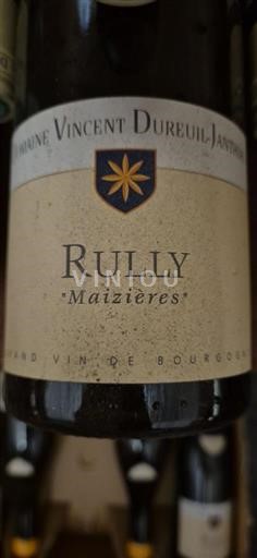 Bourgogne Rully Domaine Vincent Dureuil-Janthial Maizières 2015