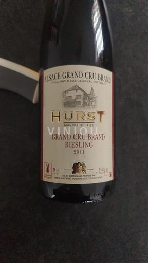Alsazia Non specificato Grand Cru Hurst Marcel et Fils 2011