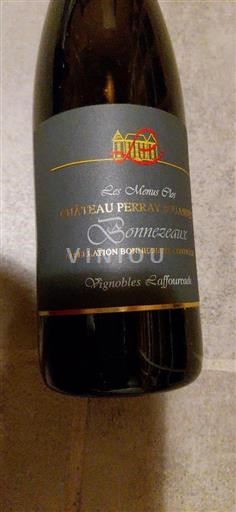 Loire Valley Bonnezeaux Château Perray Jouannet Les Menus clos 2018