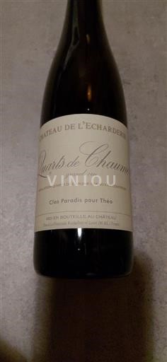 Thung lũng sông Loire Quarts de Chaume Château L'Echarderie Clos Paradis pour Théo 2017