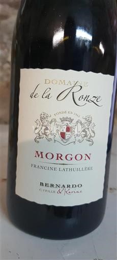 Beaujolais Morgon Domaine La Ronze Francine Lathuillière 2024