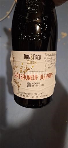 Valle del Ródano Châteauneuf-du-Pape. Dan & Fred Coulon Sin añada