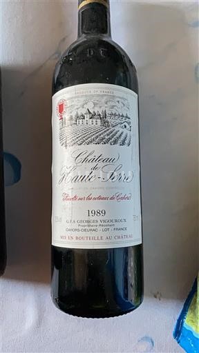 Sud-Ouest Cahors Château Haute-Serre 1989