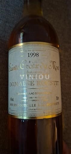 Bordeaux Sainte-Croix-Du-Mont Domaine Roustit 1998