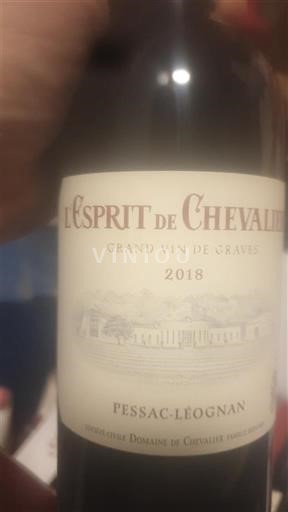 Bordéus Pessac-Léognan Domaine Chevalier L'Esprit de Chevalier 2018